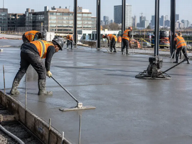 Concrete construction serving Markham