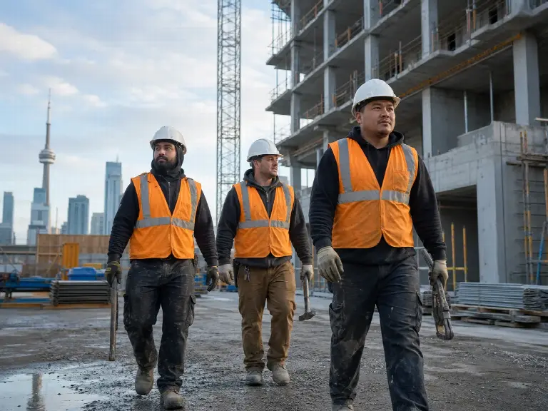 Construction Labour concrete service by Rocklyn Construction