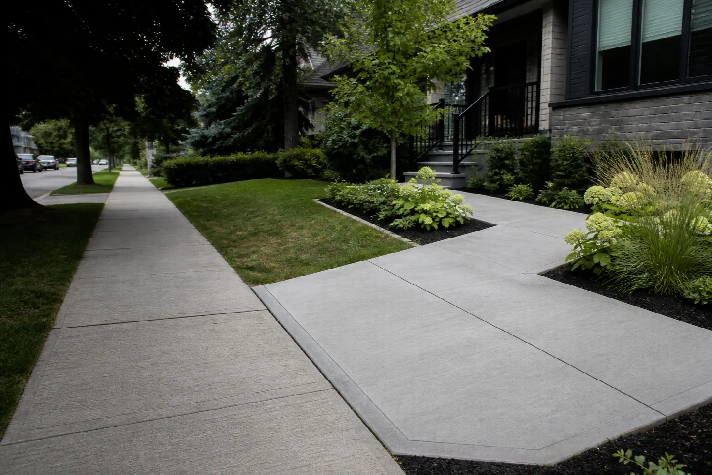 Concrete Walkways & Sidewalks Toronto project in Toronto