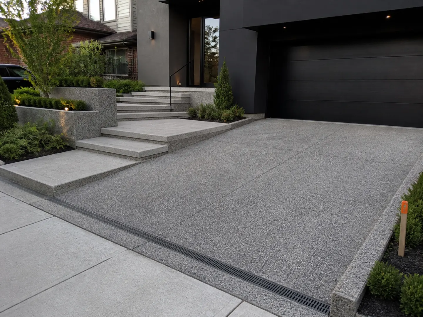 Modern Driveway & Steps