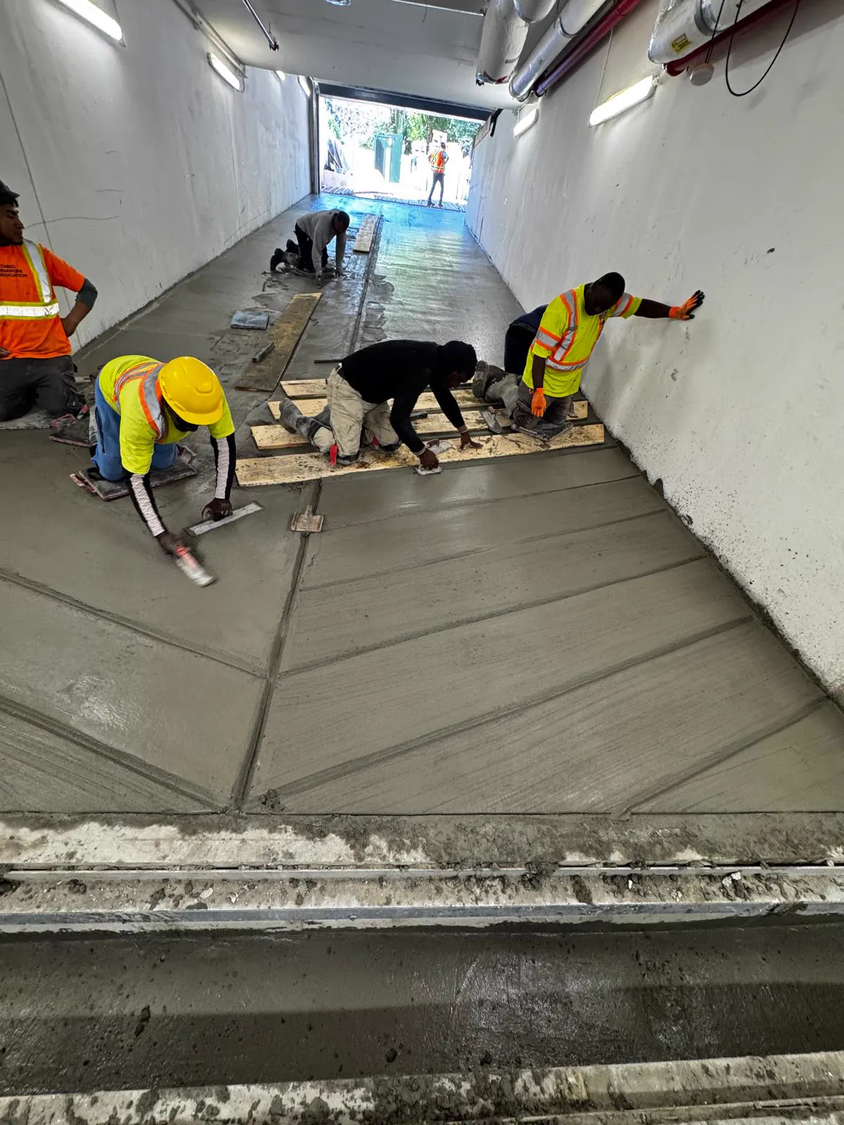 Interior Concrete Ramp Placement project progress photo 2