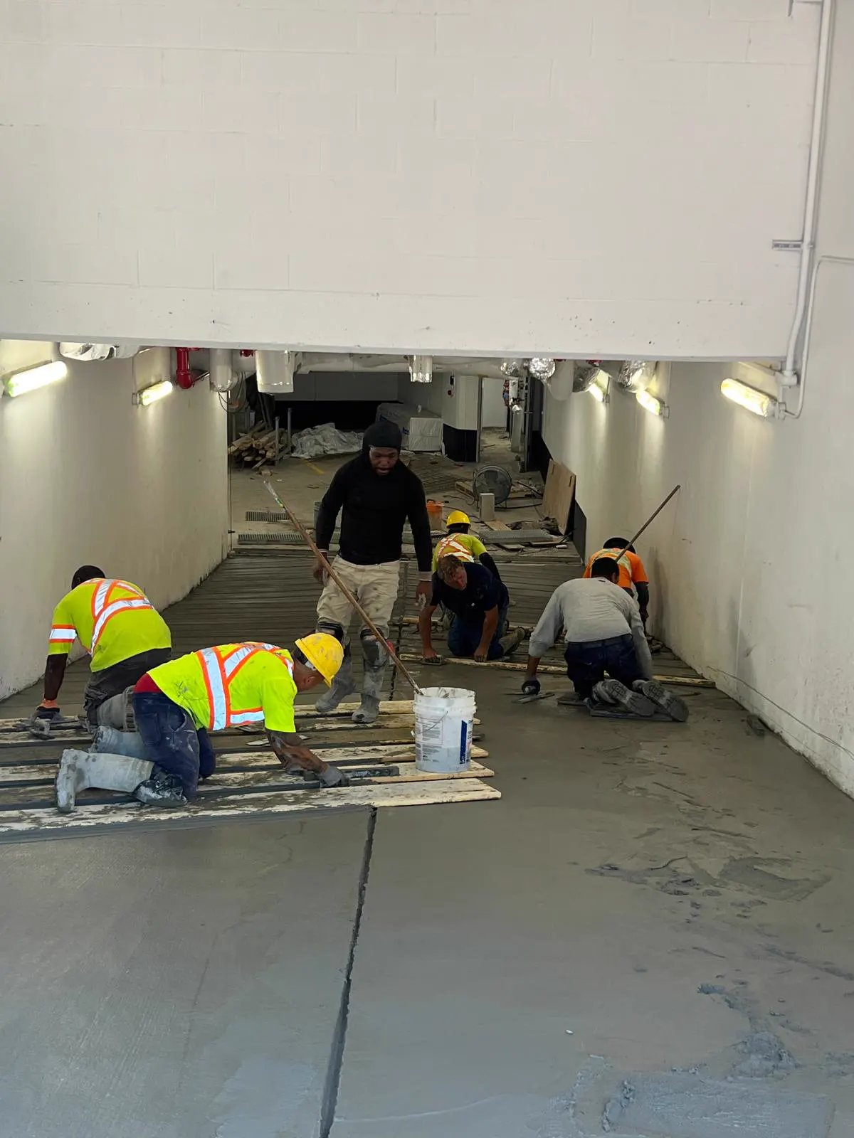 Rocklyn crew completing concrete work on an active Toronto-area project