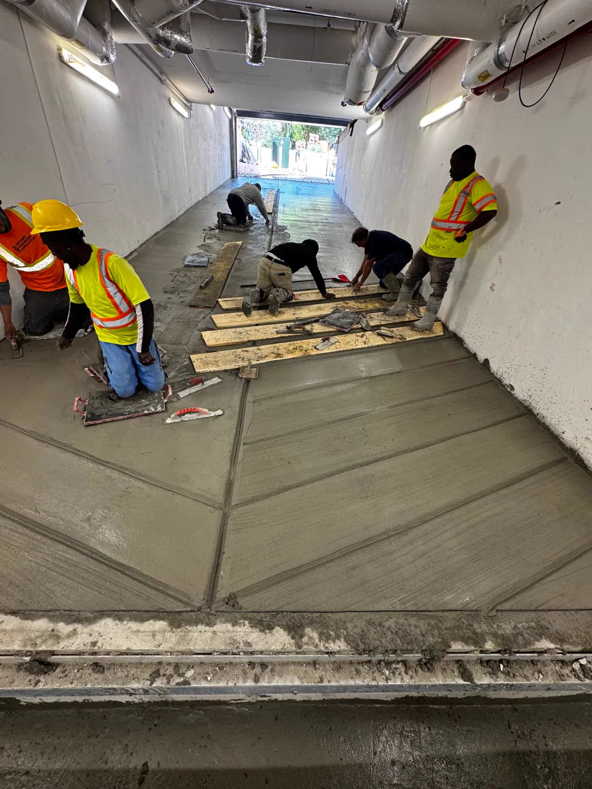 Interior Concrete Ramp Placement project progress photo 4