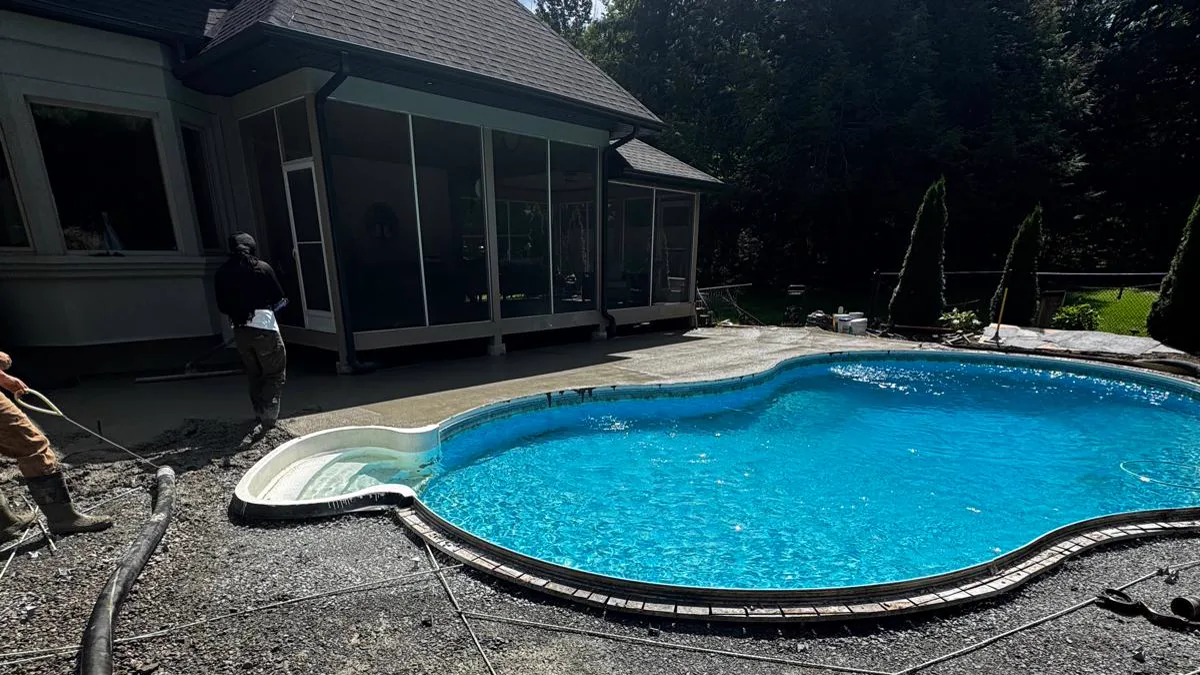 Patios & Pool Decks concrete service by Rocklyn Construction
