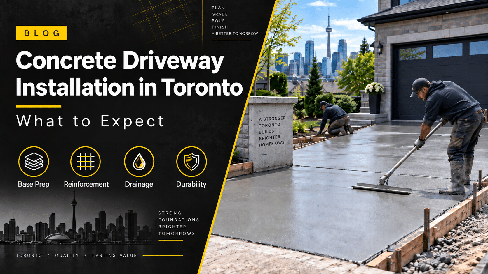 Concrete Driveway Installation in Toronto: What to Expect