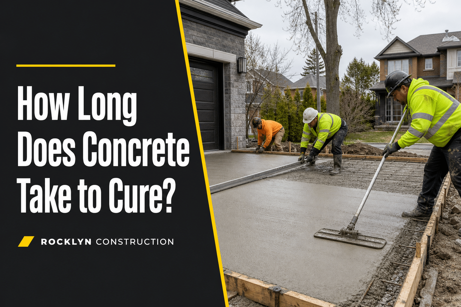 How Long Does Concrete Take to Cure in Toronto? A Practical Timeline